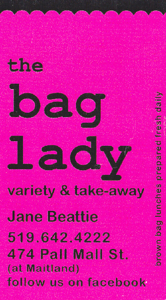 THE BAG LADY VARIETY & TAKE-AWAY