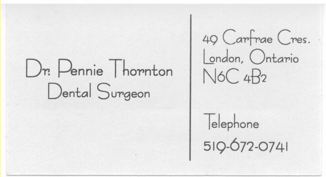 Dr. Pennie Thornton 