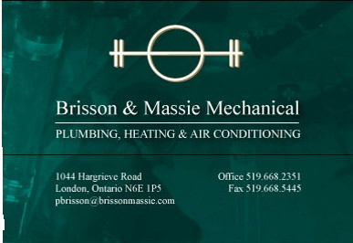 Brisson and Massie Mechanical Plumbling, Heating and Air Conditioning