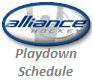 Alliance Playdown Schedule