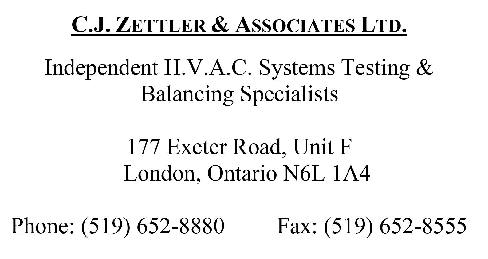 C.J. Zettler & Associates Ltd. 